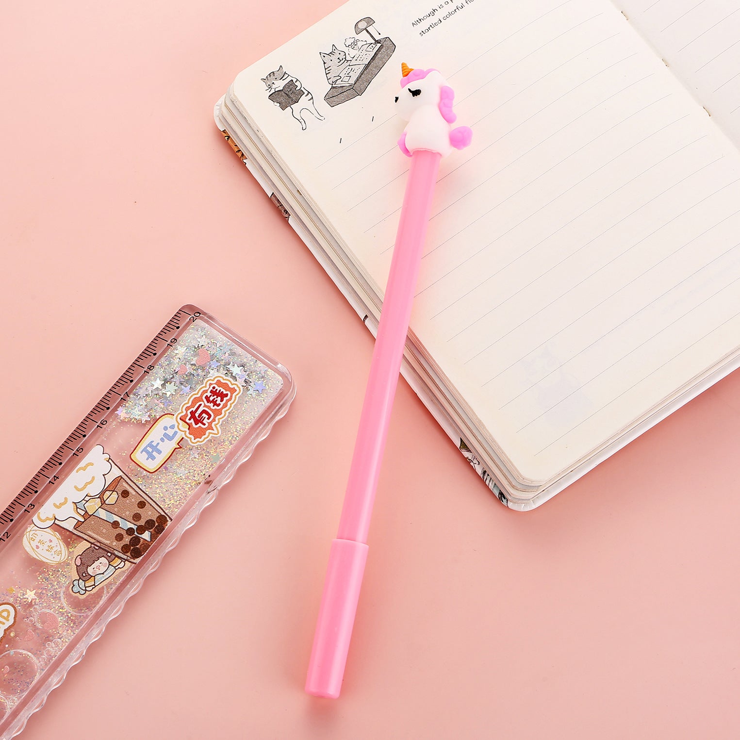 Wholesale Plastic Unicorn Gel Pen